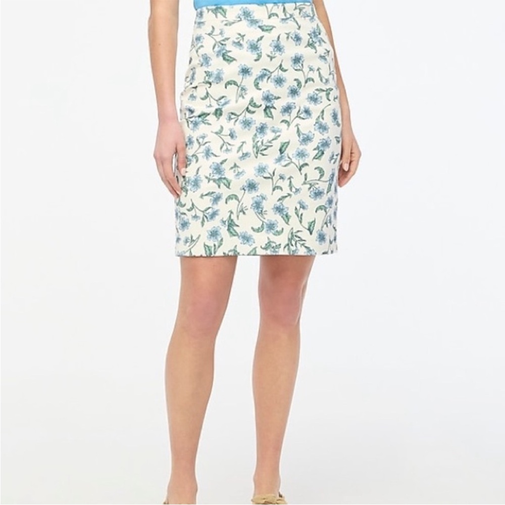 NWT • J. Crew Factory • Printed Pencil Skirt